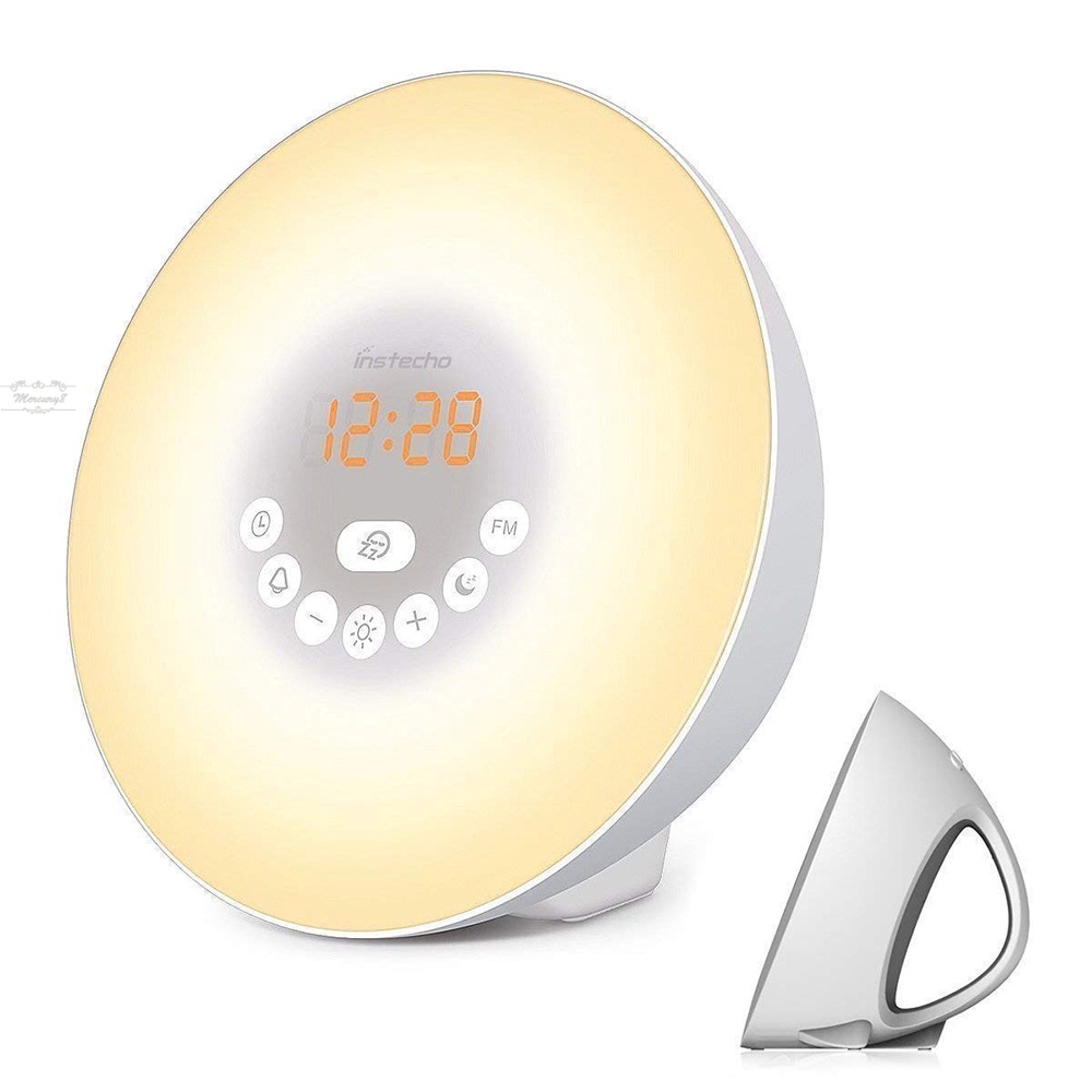 Natural light alarm clock