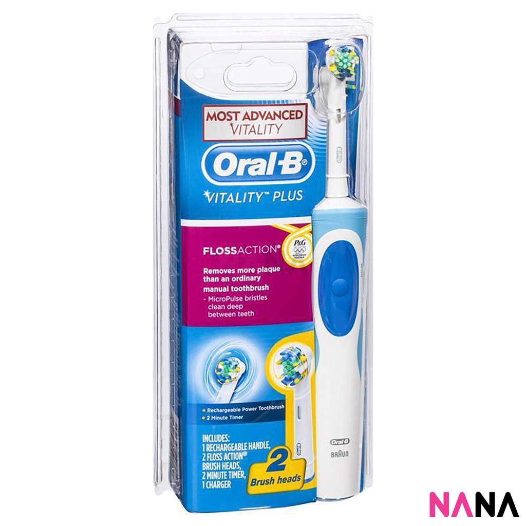 Oral-B Vitality Floss Action Rechargeable Electric ...