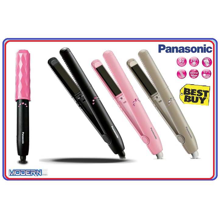PANASONIC Compact Hair Straightener & Curler EHHV11 (RANDOM COLOR