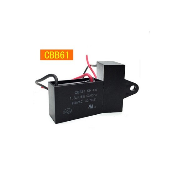 Cbb61 1 8uf Ac 450v Ceiling Fan Motor Running Capacitor Shopee
