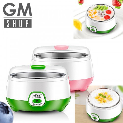 GMSHOP 1L Electric Automatic Yogurt Maker Machine Yoghurt DIY Tool Stainless Steel