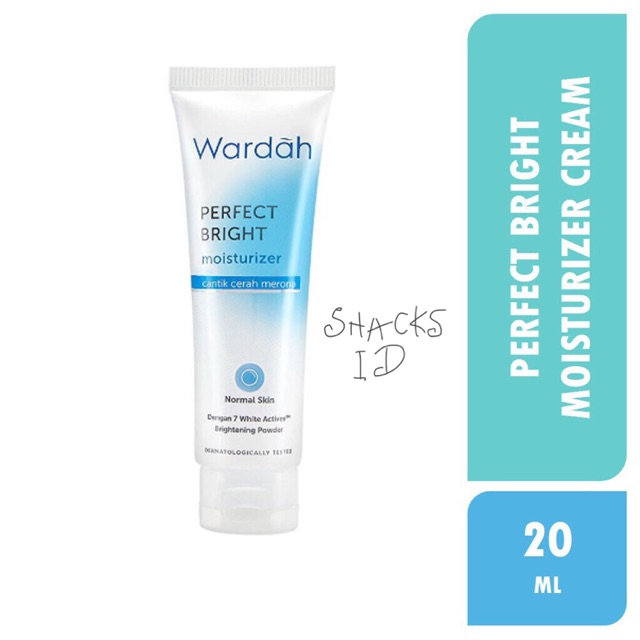 Wardah Perfect Bright Moisturizer Cream 20ml Shopee Malaysia