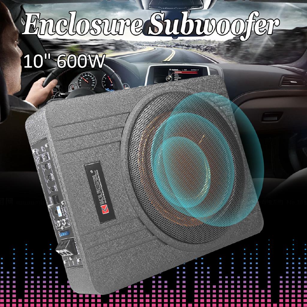 enclosed subwoofer with amp