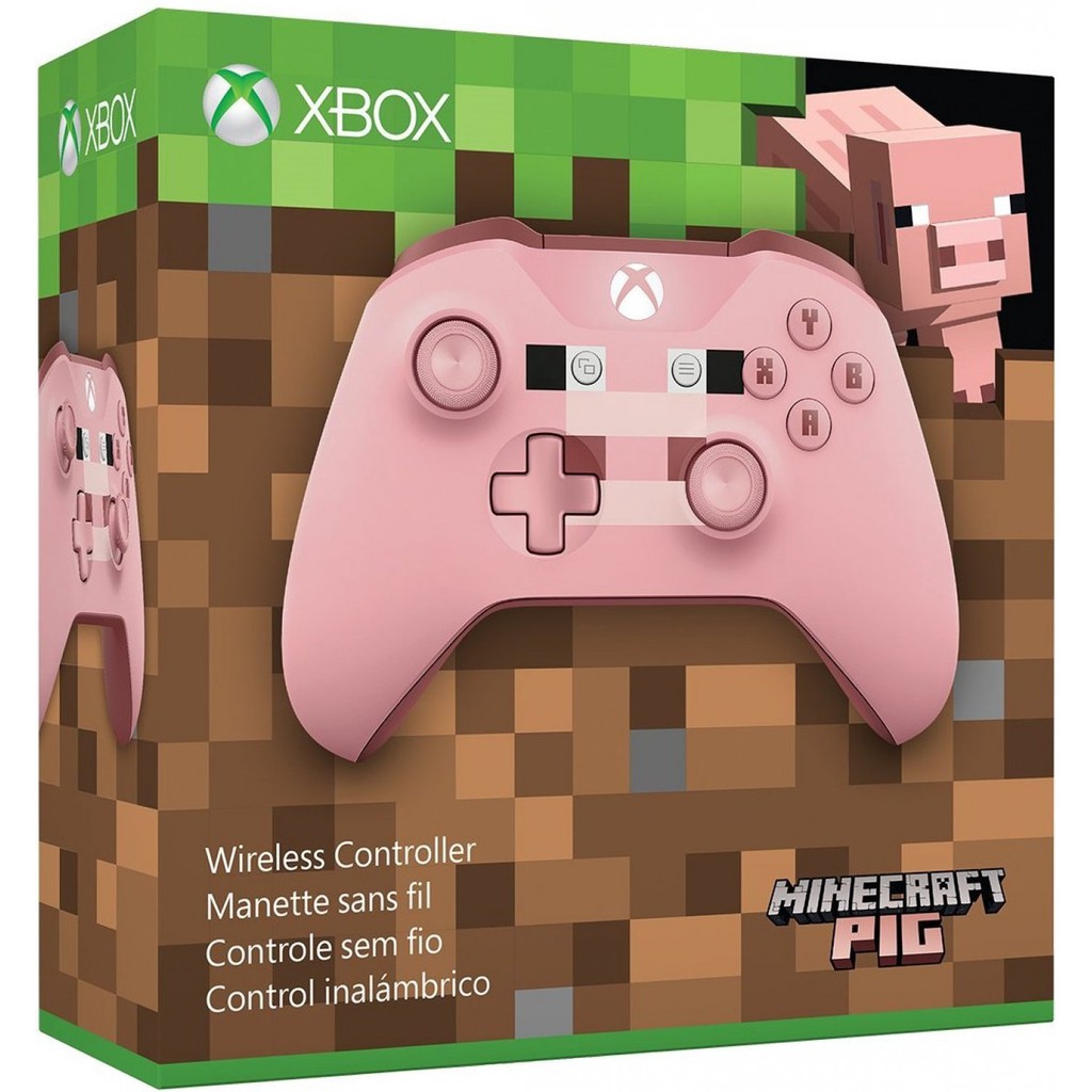 xbox one wireless controller minecraft pig