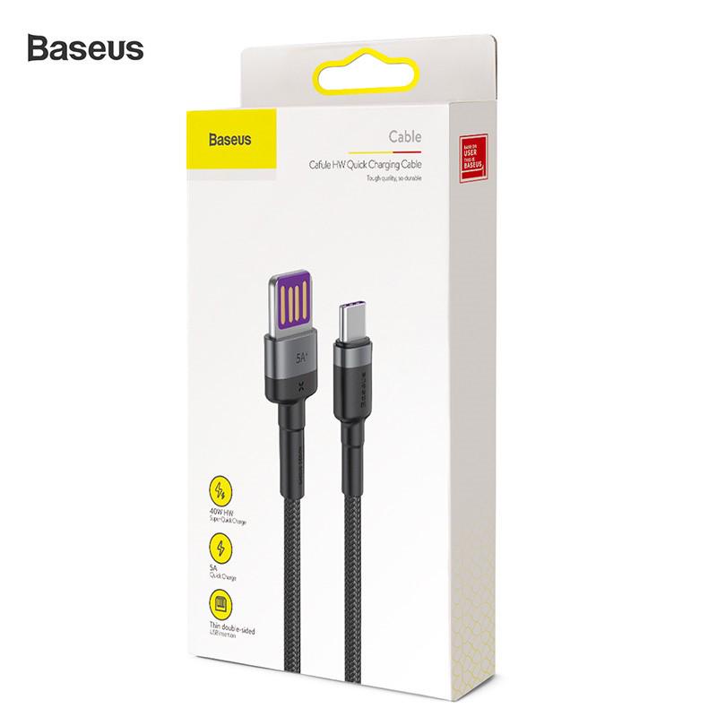 Basus Cafule Hw A Quick Chariging Cable Type C W Hw With Thin Double Sided Usb Insertion M