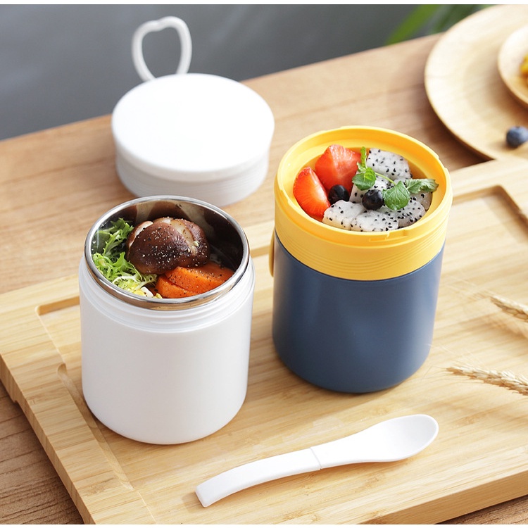 Insulated Lunch Box Vacuum Food Soup Porridge Container Pot For Travel Outdoors