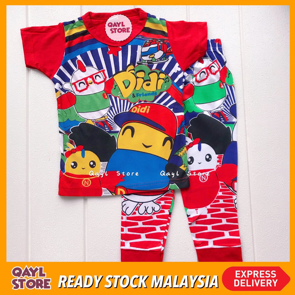 Pyjamas Didi and Friends Full Cotton (1-6 Year) | Shopee Malaysia