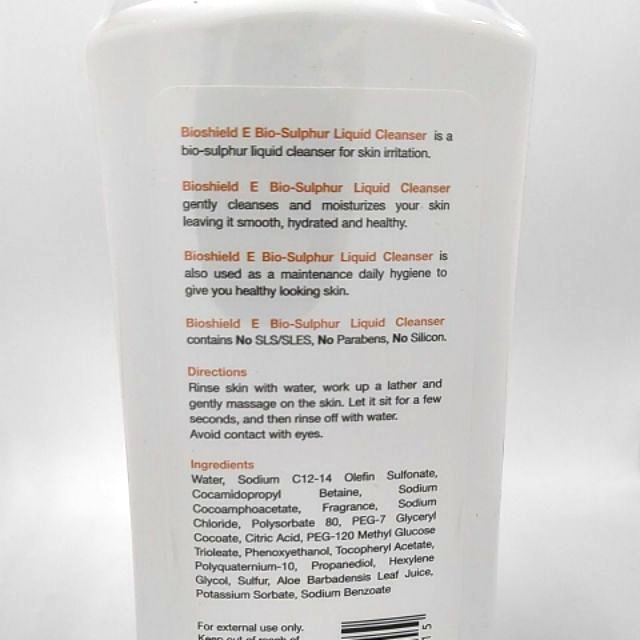 bio sulphur liquid cleanser