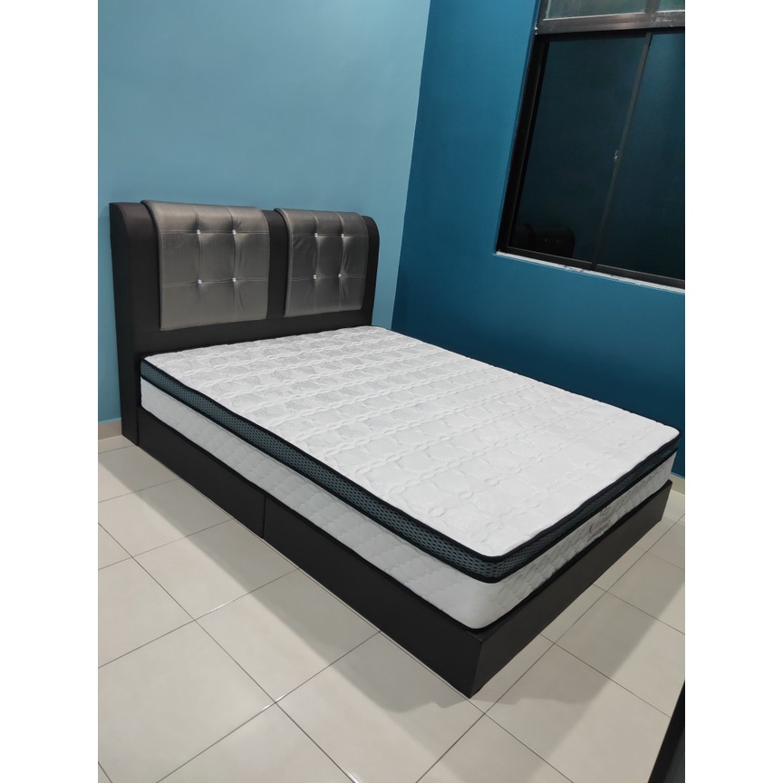 Divan Queen Bed Katil Queen 150x200cm Shopee Malaysia 