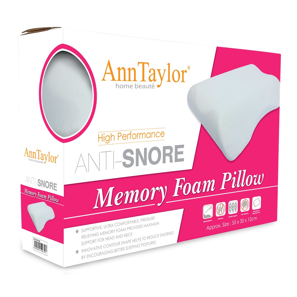 anti snore memory foam pillow