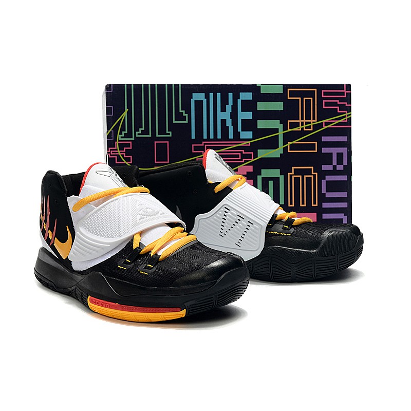 Nike Kyrie 6 Neon Graffiti Basketbol Ayakkabısı 41 çok renkli
