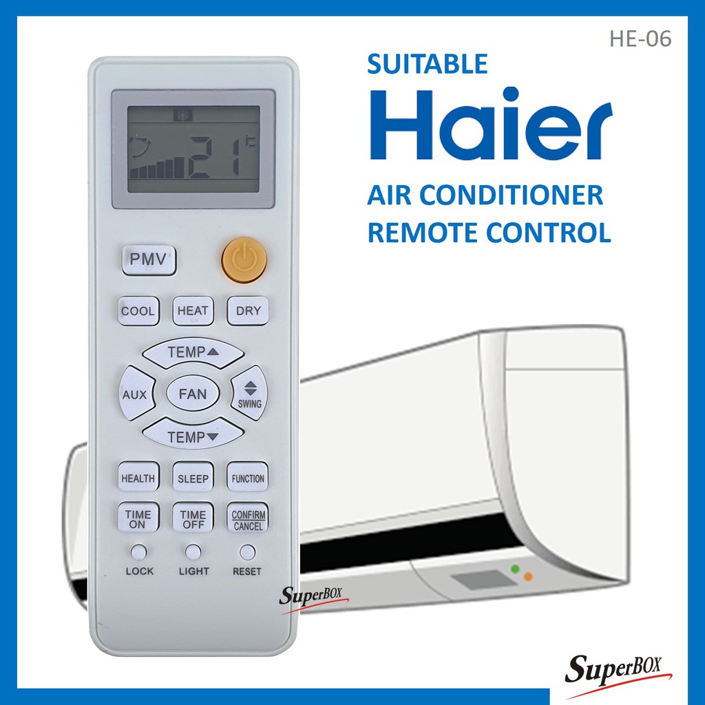 Haier Replacement For Haier Air Cond Aircond Air Conditioner Remote