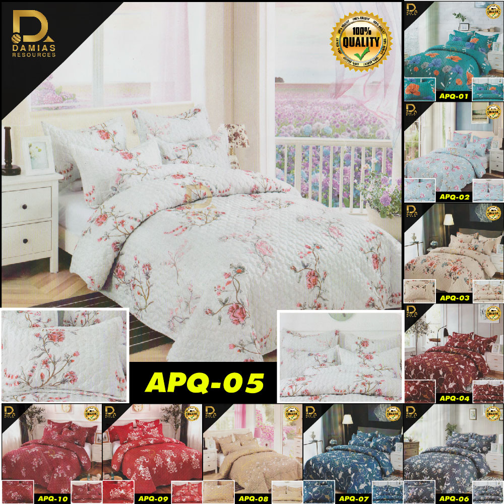 Buy Cadar Ainul Mardiah (Ready Stock) Patchwork 6 In 1 Size Queen 