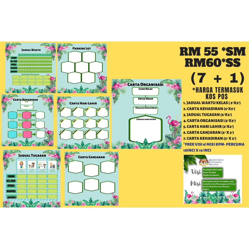 Buy Carta Kelas Ready Stok Seetracker Malaysia