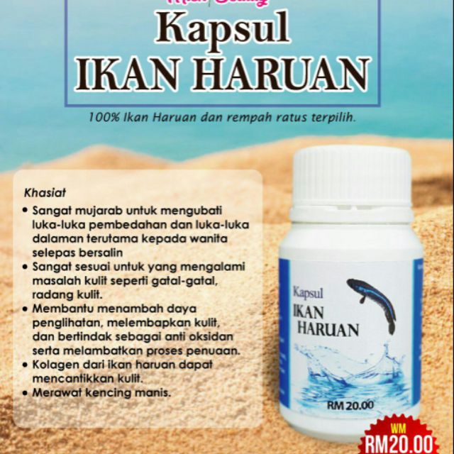 Kapsul Ikan Haruan Shopee Malaysia