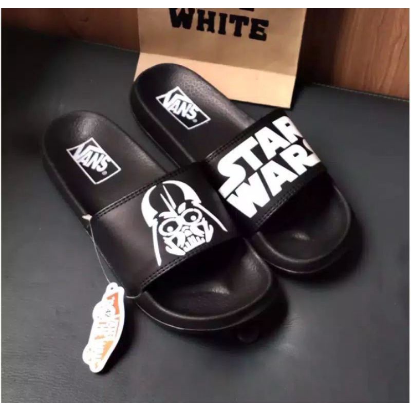 Vans Sandals x STAR WARS Full Black / Flip Flop Sandals For Men Women |  Shopee Malaysia