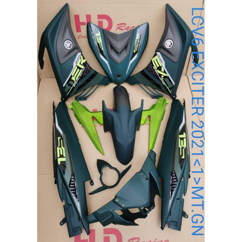 Lc135 V6 Exciter 2021 Hld Cover Set Shopee Malaysia