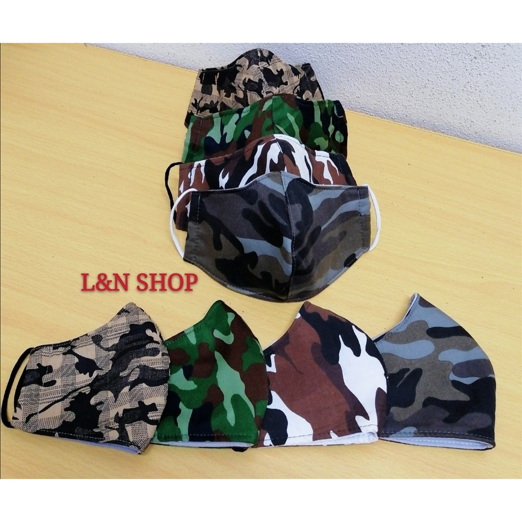 Vietnam Fashion Cotton Face Mask 3 Layer / AntiDust Face Mask Topeng