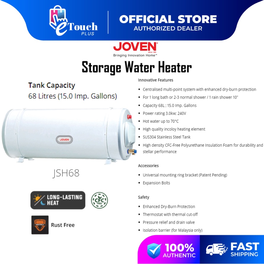 Joven Storage Water Heater Tank Joven Tank | Bathroom Storage | Home Storage | Bathroom Water Tank | Storage Water Tanki