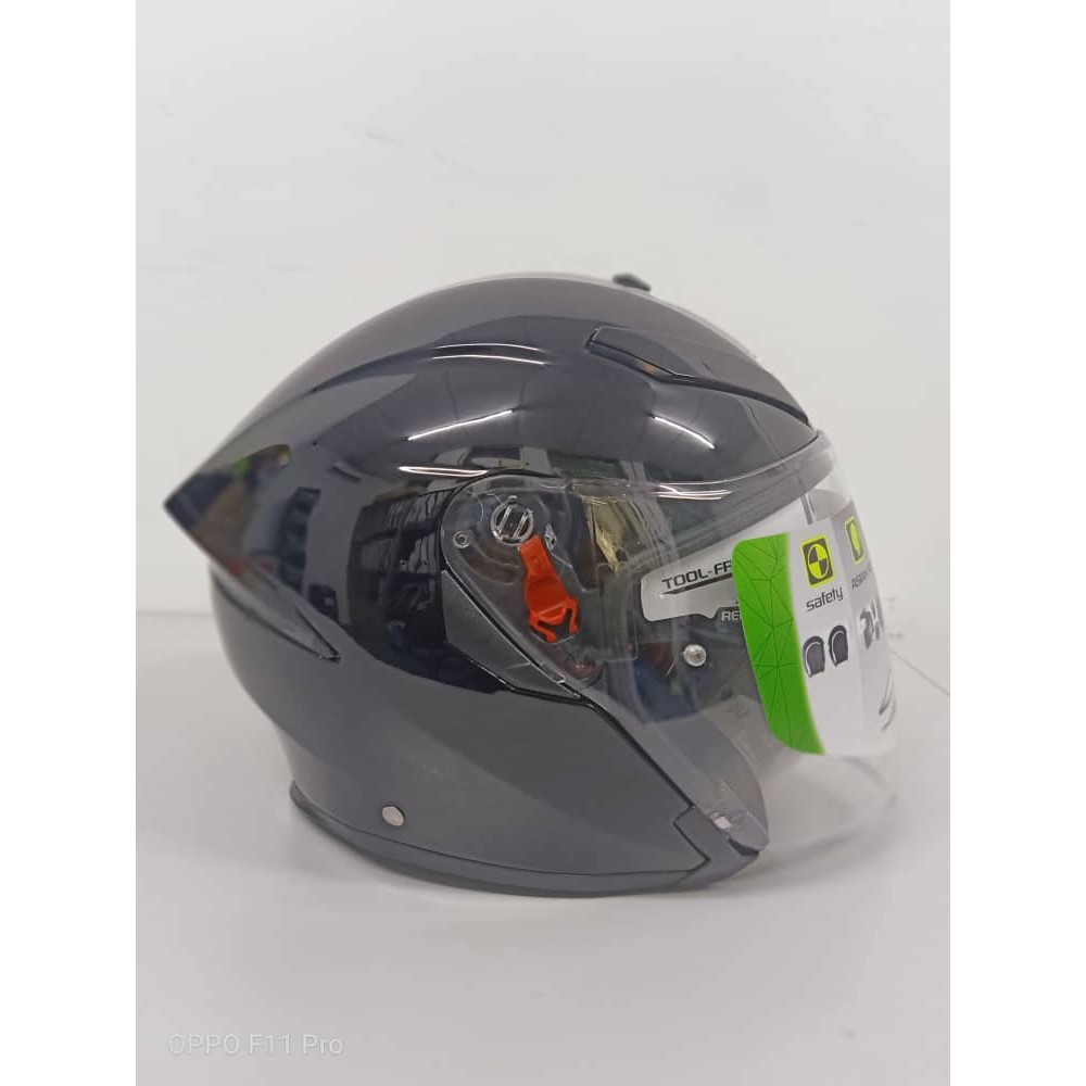 AGV 100 ORIGINAL K5 JET GLOSS BLACK HELMET (S) Shopee Malaysia