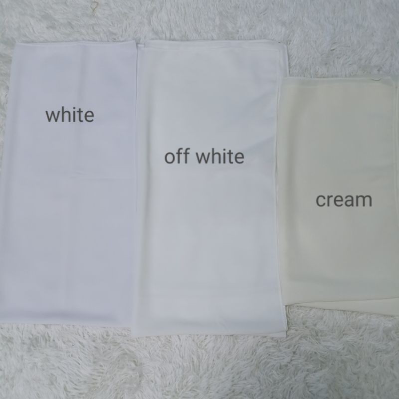 Hot Shawl Pengantin Tudung White Off White Cream Shawl Putih Tudung Bawal Nikah Bertunang Bridesmate Inner Hitam Shopee Malaysia