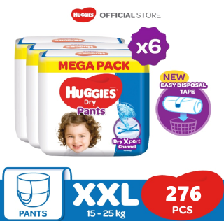 Image of Huggies Dry Pants Mega Pack - XXL46(3 Packs) x2
