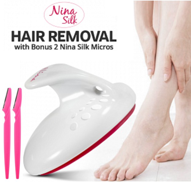 NINA SILK Pain-Free Hair Removal with Bonus 2 Nina Silk Micros | Shopee  Malaysia