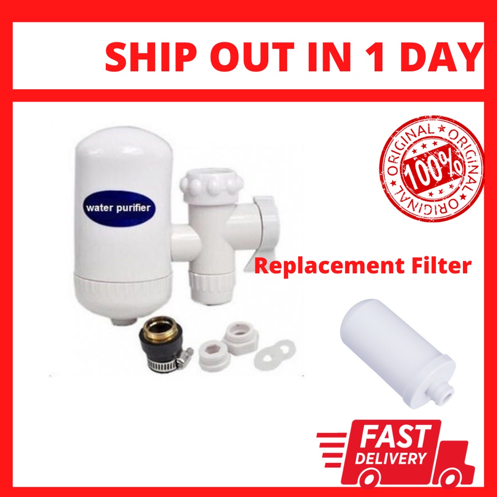 Sws Water Tap Filter Ceramic Replacement Refill Cartridge Full Set Penapis Air Pengganti Katrij 水龙头滤水芯 Shopee Malaysia