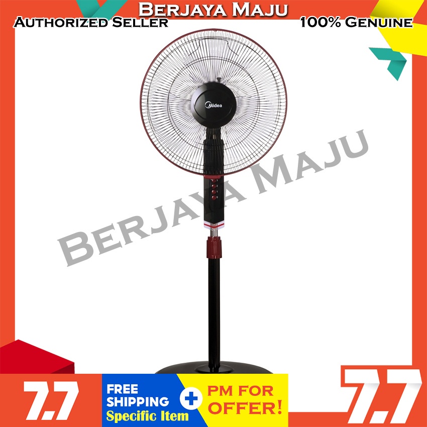 Midea 16 Stand Fan Mf 16fs10n Shopee Malaysia