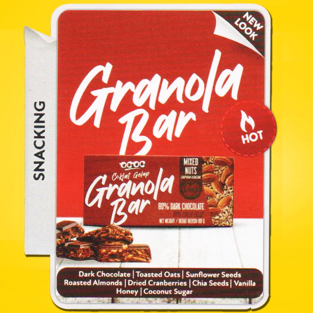 Granola Bar OCOC Dark Chocolate Bar Halal Dr Rizal Abu Bakar (80