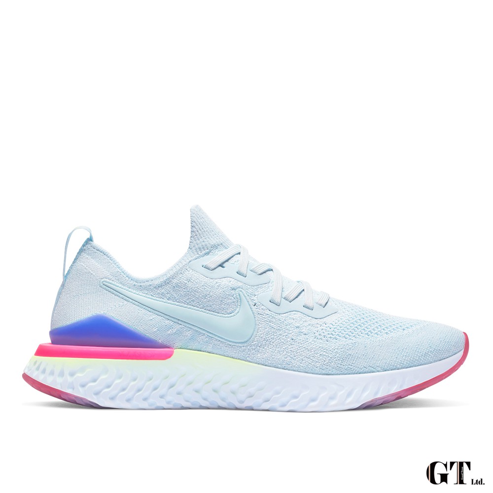 nike epic react flyknit cyan