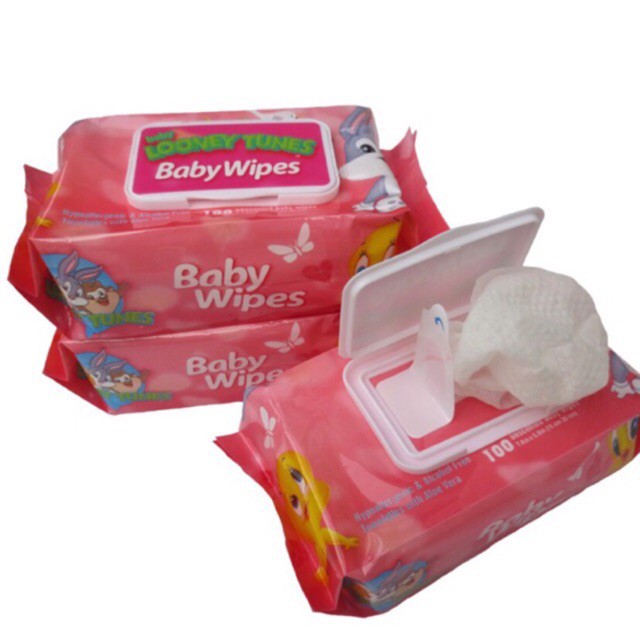 looney tunes wet wipes