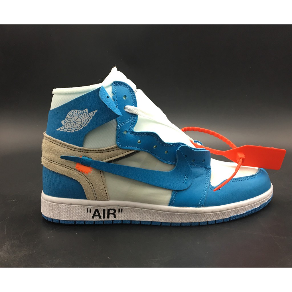 off white air jordans blue