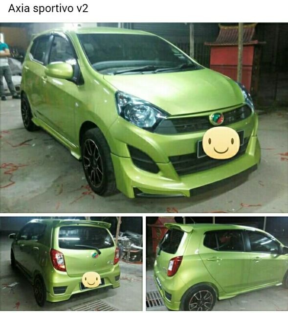 Perodua Axia Bodykit Bodykit Murah Betong Bodykit Shopee Malaysia