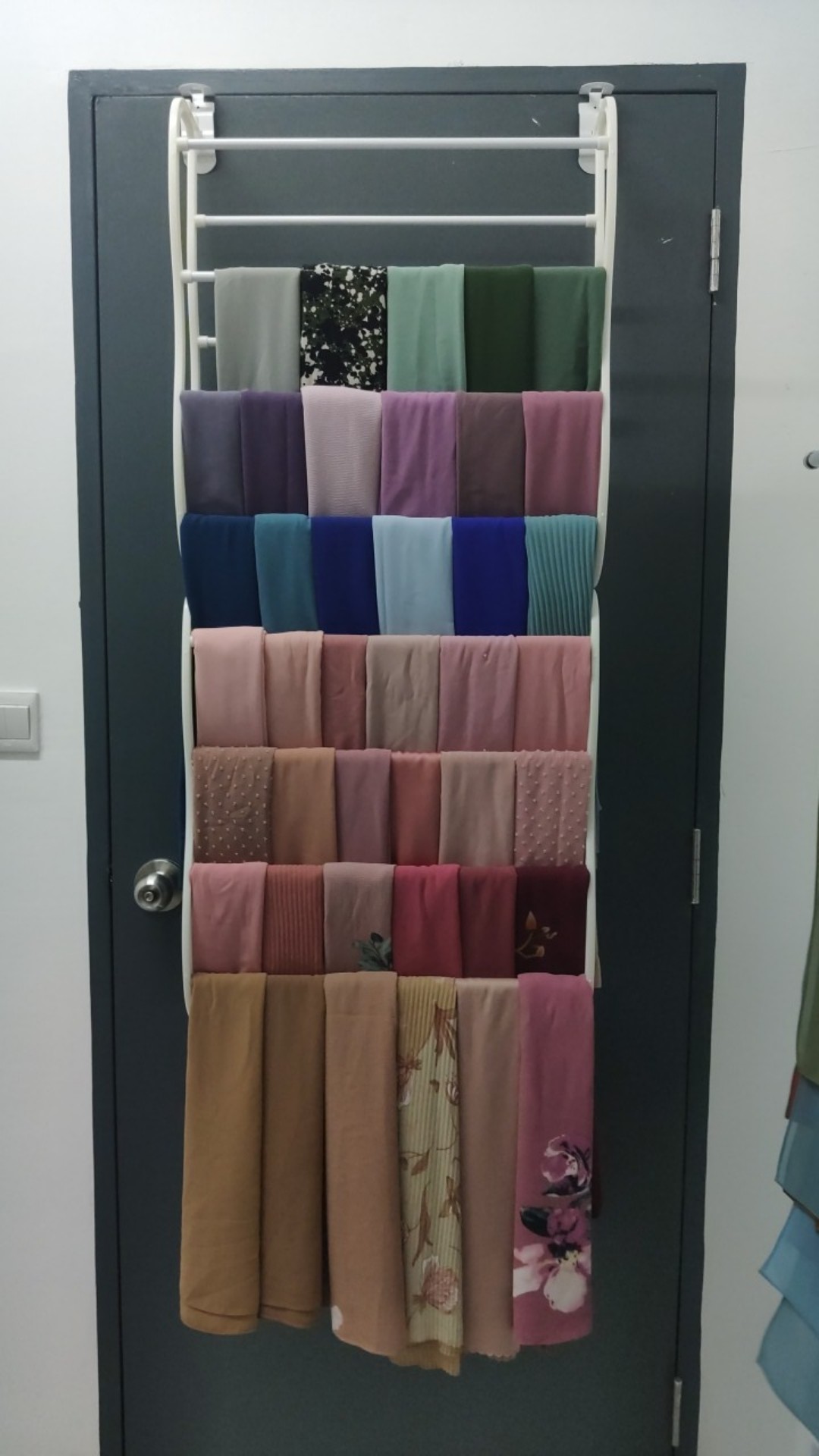 READY STOCK SELANGOR Over the Door Hanging Shoe Rack 24 