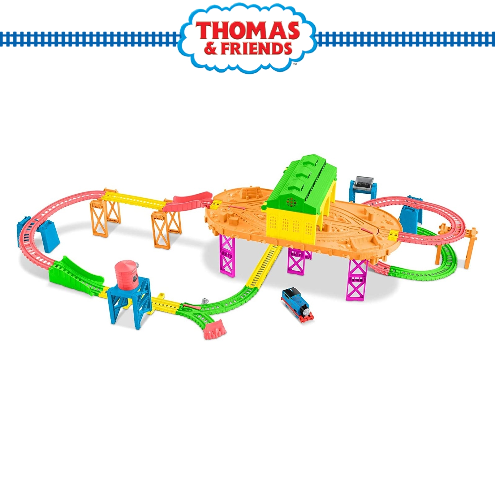thomas friends trackmaster hyper glow station