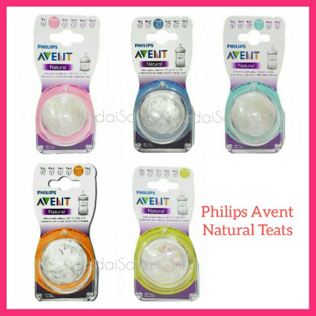 avent natural teats size 2