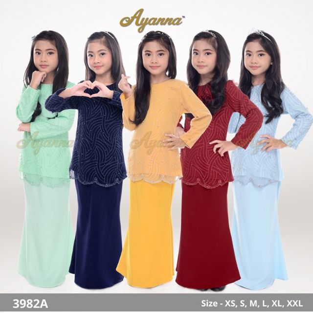 Perempuan kanak 2021 kanak raya baju Baju Kebaya