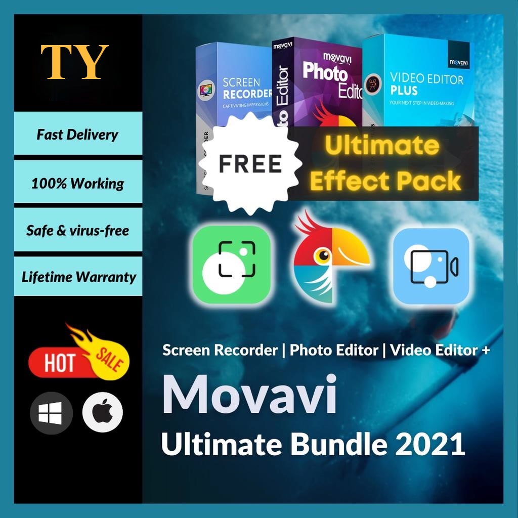 [OCT 2021] Latest Movavi Video Editor[Free Effects Packs],Photo Editor