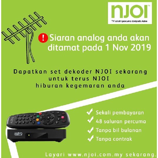 Apabila Dekoder Njoi Rosak
