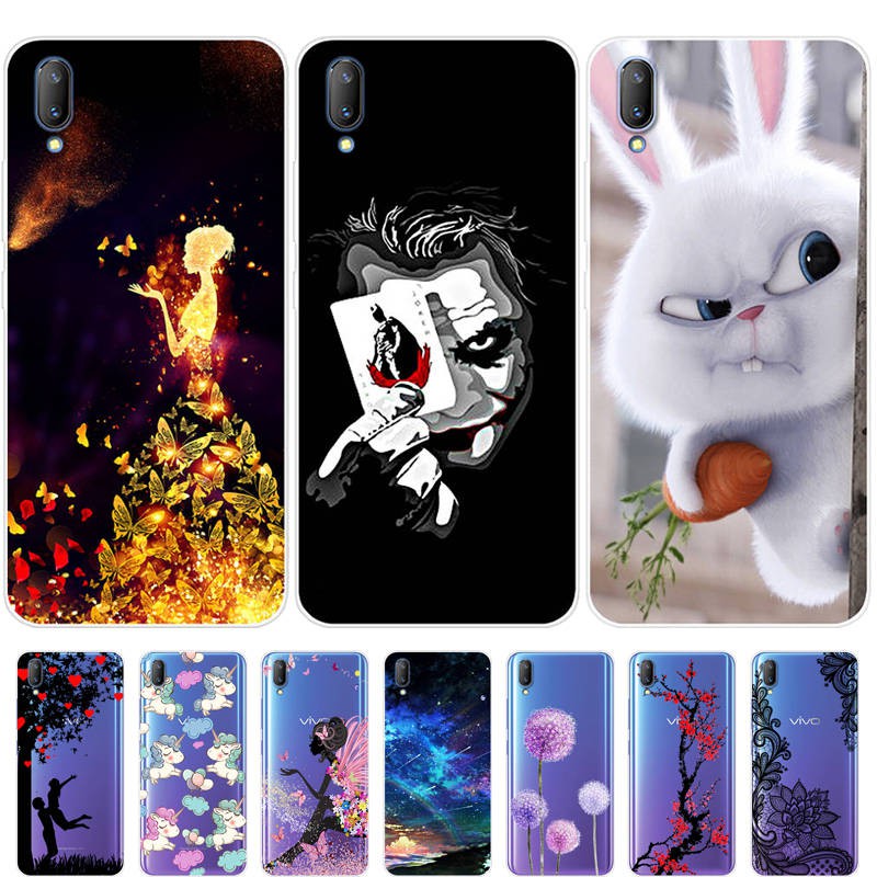 Vivo V11 V11i V11 Pro Case Silicone Soft Tpu Painting Cartoon Phone Case Cover Vivo V 11 V 11i V11pro Case Vivov11pro Shopee Malaysia