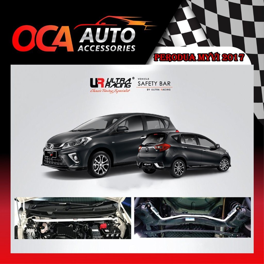 Perodua Myvi M800 Gen3 1.3/1.5 ( 1721 ) Ultra Racing Bar Safety Bar