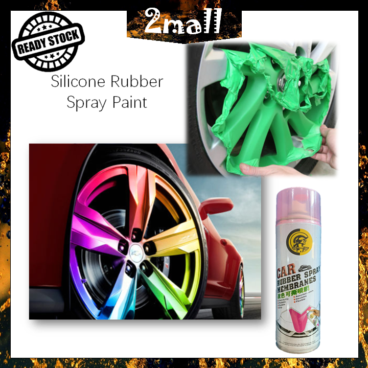 2MALL Car Motorcycle Rim Spray Color Plastic Dip Silicon silicone