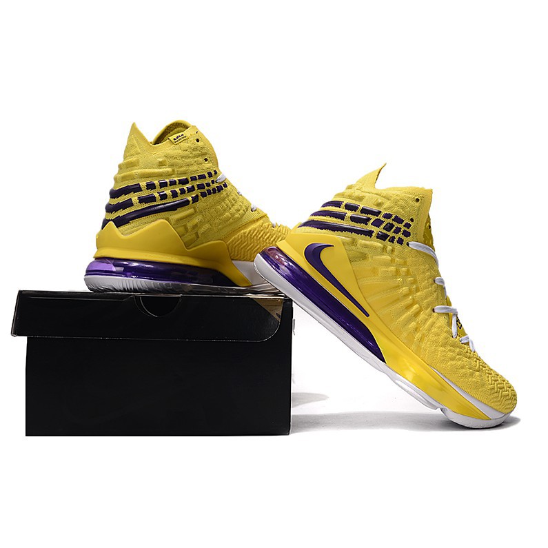 lebron 17 shoes yellow