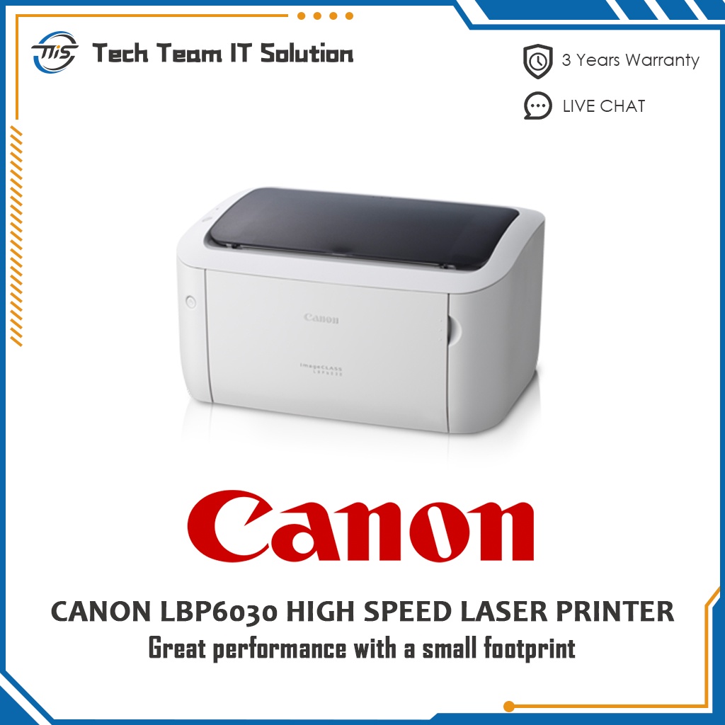 Canon Lbp6030 Laser Printer Single Function Monochrome Shopee Malaysia 