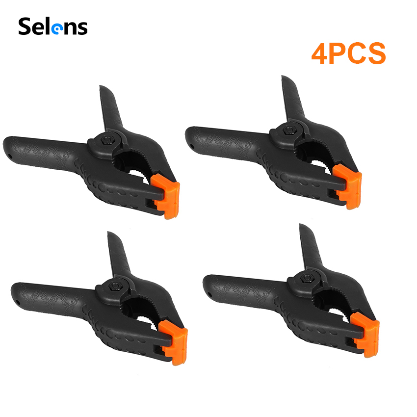 Selens 4PCS Backdrop Clamp Clip Background Klip Spring Clamp Studio Equipment 4inch