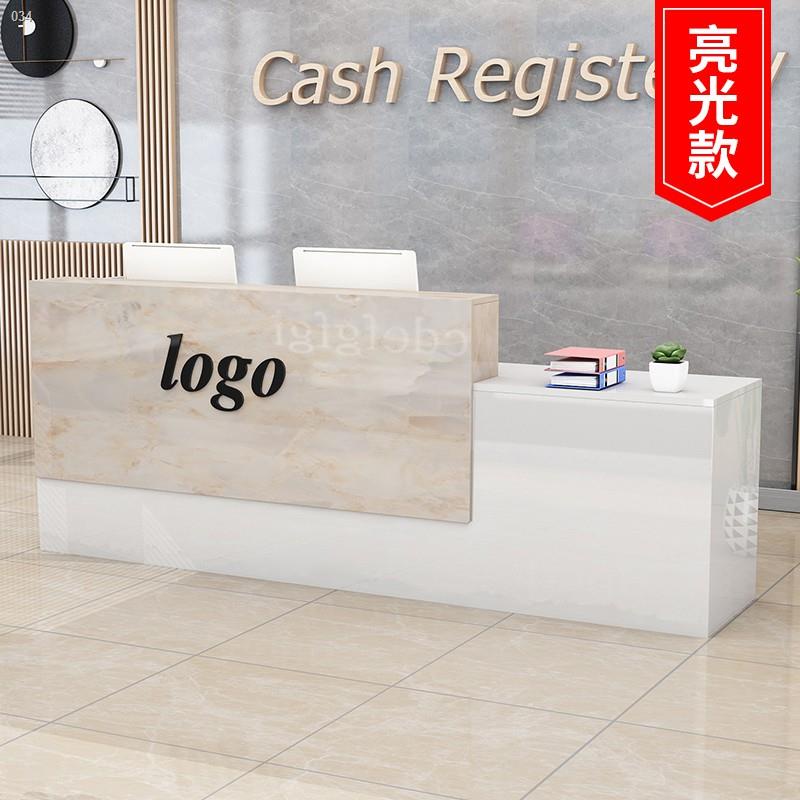 ♕♚۩Cashier counter shop small company commercial front desk reception  counter simple modern beauty salon milk tea shop b | Shopee Malaysia