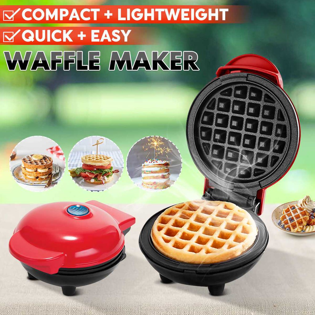 Waffle Maker Toaster Square Wafel Electric Mini Waffles Machine Breakfast Egg Eggette Cake Oven Pan Wafer 华夫饼机松饼