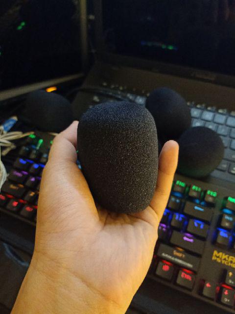 5 Pcs Black Mini Wireless Microphone Windscreen Sponge Foam Mic Windproof Sponge Cover Shopee Malaysia