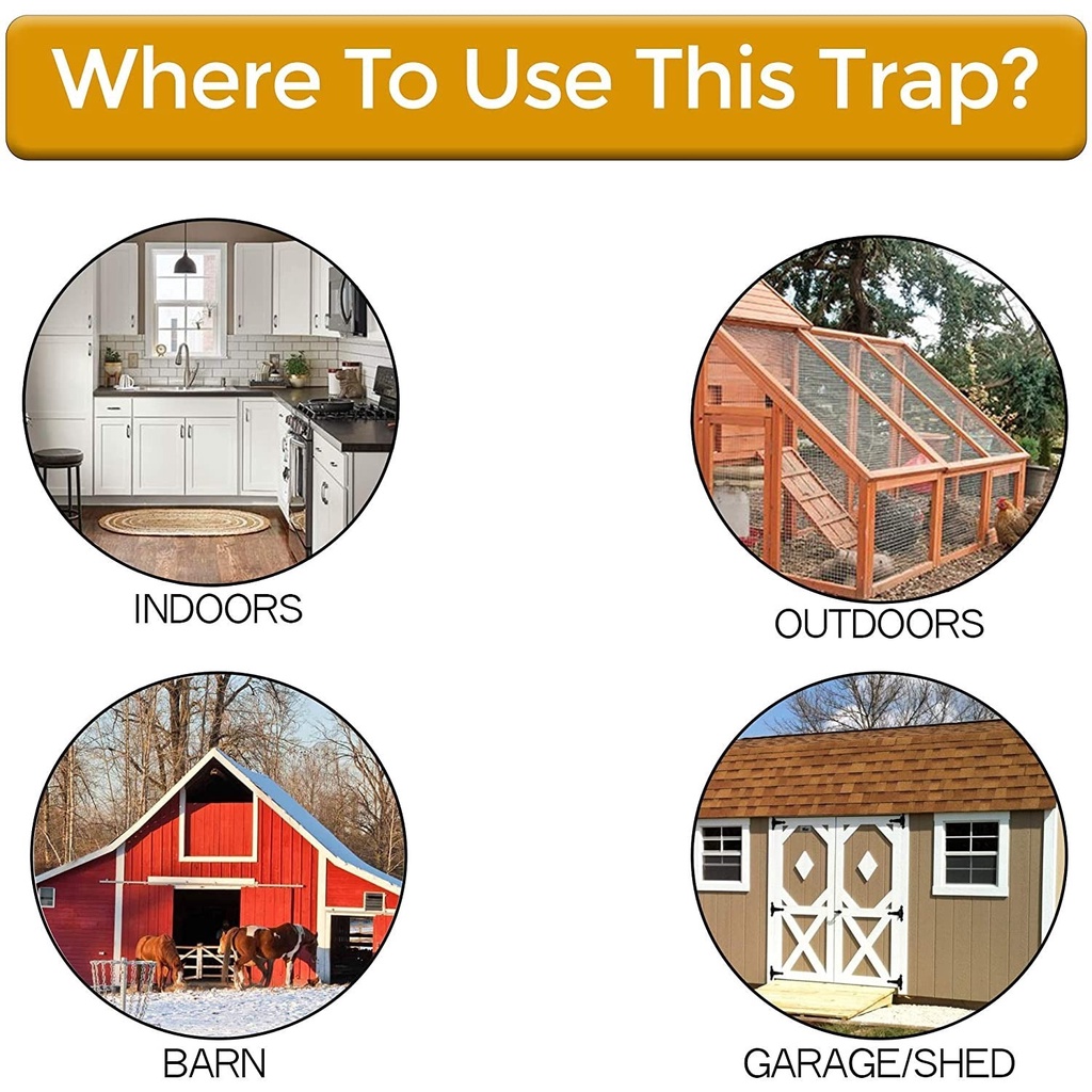 Multi Premium Slide Bucket Lid Mouse Rat Trap Flip Compatible Quick Effective Sanitary Safe Mousetrap Reu Quality Must - Image 5